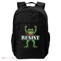 Funny Resist Portland Frog Prostest Backpack thumb 0