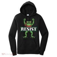 Funny Resist Portland Frog Prostest Women's Hoodie thumb 0