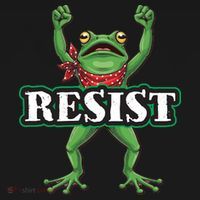 Funny Resist Portland Frog Prostest Women's Hoodie thumb 2