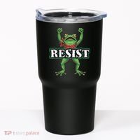 Funny Resist Portland Frog Prostest Tumbler thumb 0