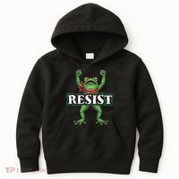 Funny Resist Portland Frog Prostest Kids Hoodie thumb 0