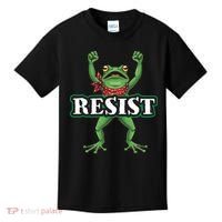 Funny Resist Portland Frog Prostest Kids T-Shirt thumb 0