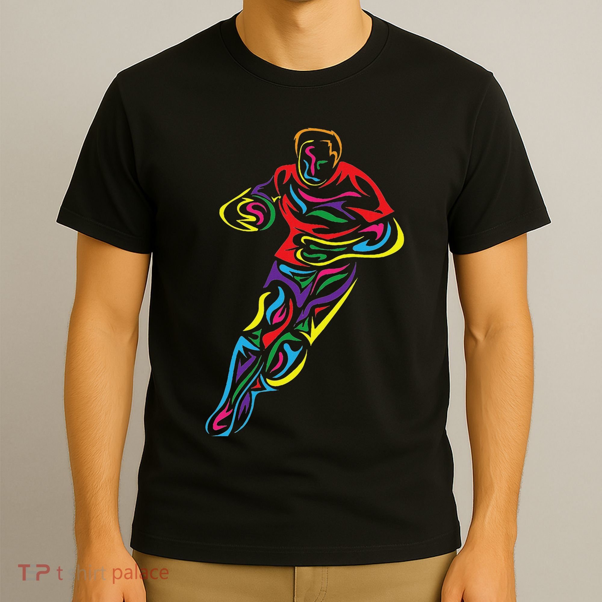 Funny Rugby Player Rugby Fan Graphic Outfit T-Shirt