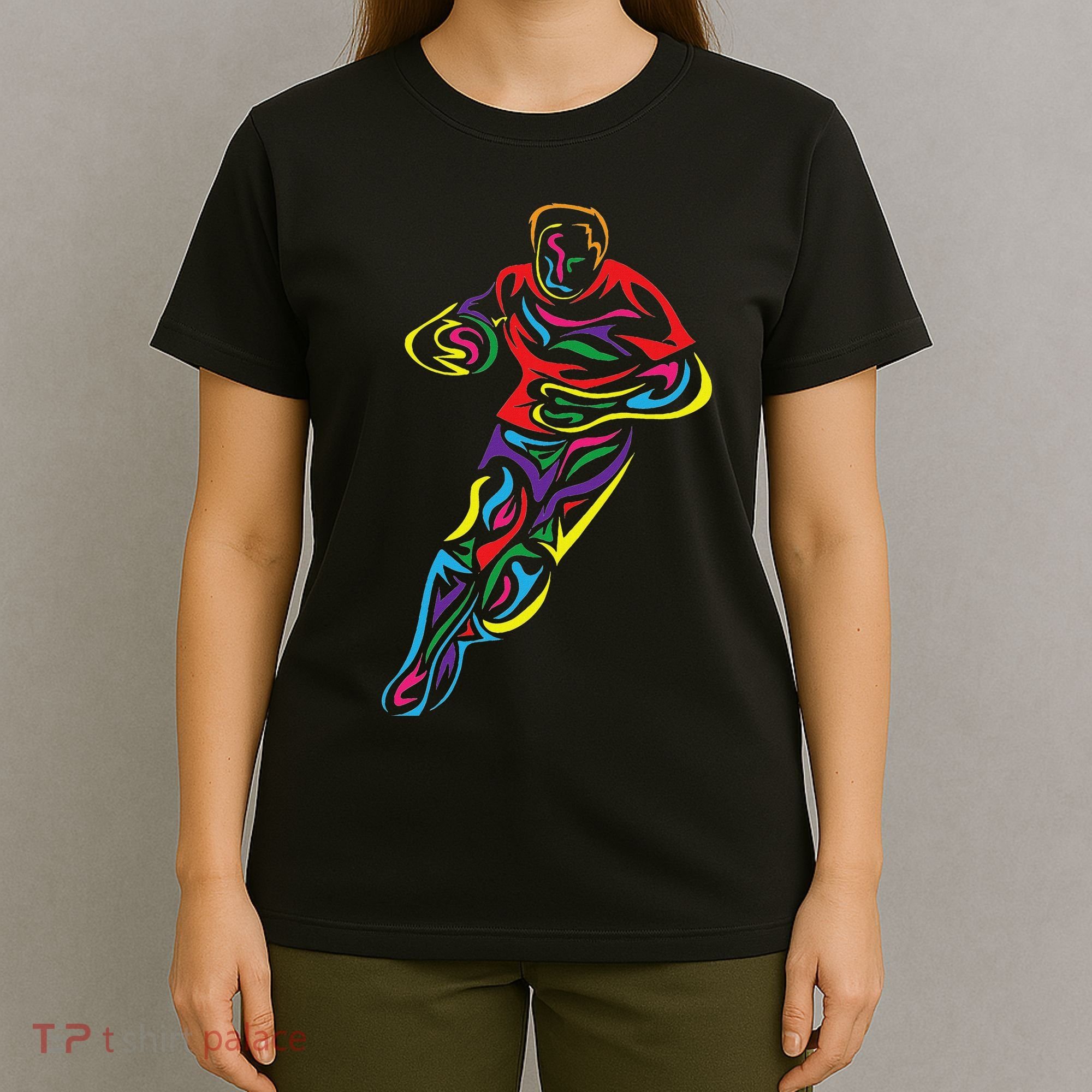 Funny Rugby Player Rugby Fan Graphic Outfit T-Shirt
