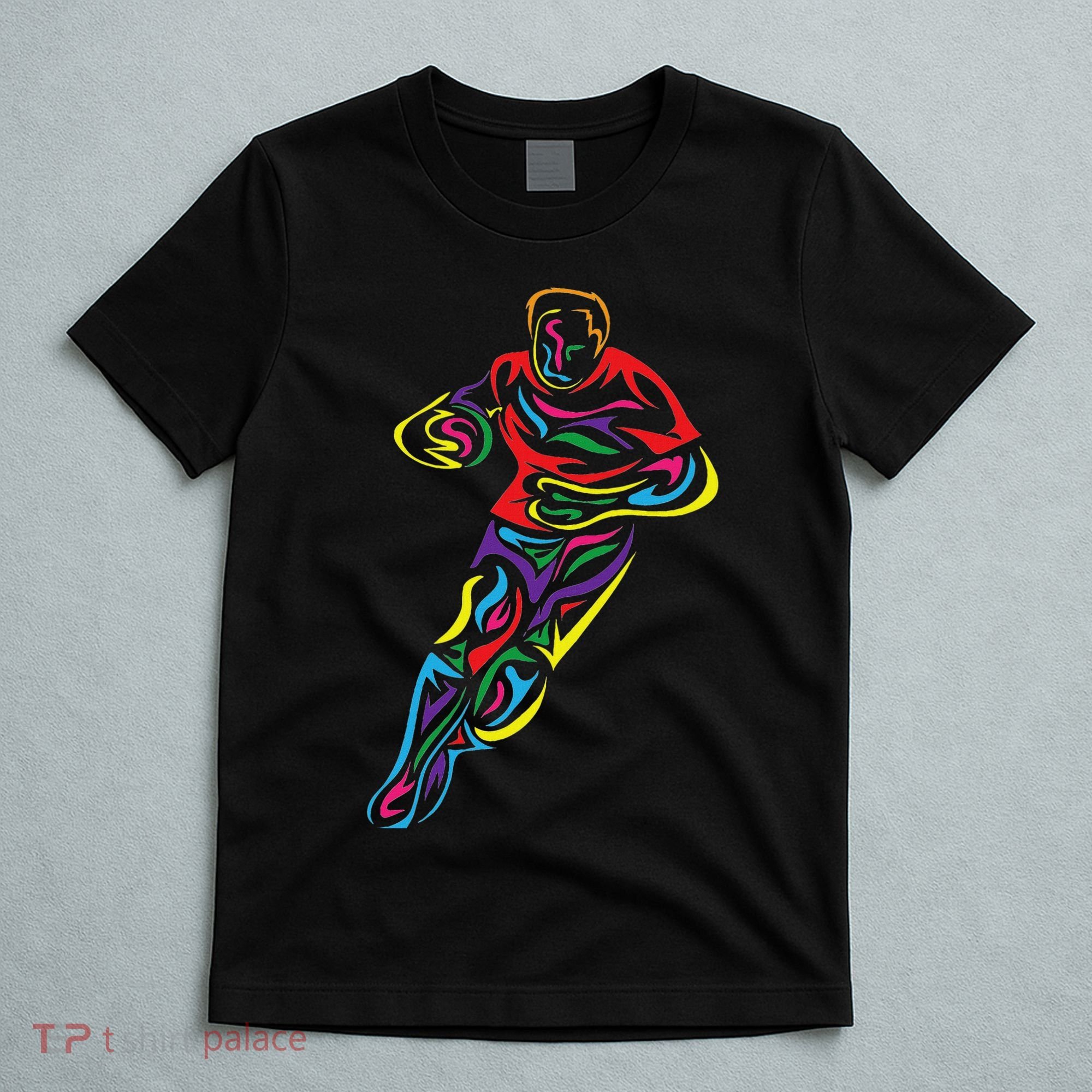 Funny Rugby Player Rugby Fan Graphic Outfit T-Shirt