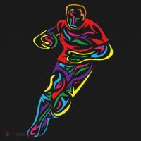 Funny Rugby Player Rugby Fan Graphic Outfit Women's Hoodie thumb 2