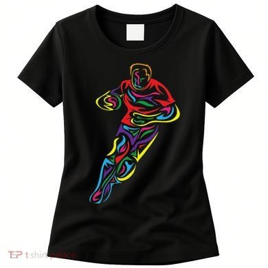 Funny Rugby Player Rugby Fan Graphic Outfit Women's T-Shirt