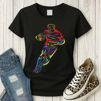 Funny Rugby Player Rugby Fan Graphic Outfit Women's T-Shirt thumb 3