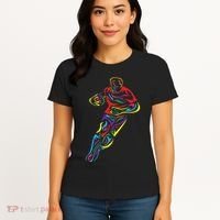 Funny Rugby Player Rugby Fan Graphic Outfit Women's T-Shirt thumb 4