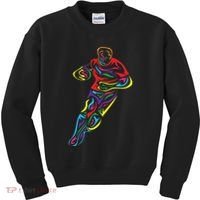 Funny Rugby Player Rugby Fan Graphic Outfit Kids Sweatshirt thumb 0