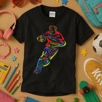 Funny Rugby Player Rugby Fan Graphic Outfit Kids T-Shirt thumb 3