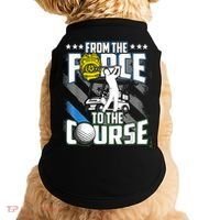 Funny Retired Police Officer Golf Retirement Gift Doggie Tank thumb 0