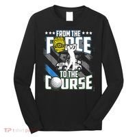 Funny Retired Police Officer Golf Retirement Gift Long Sleeve Shirt thumb 0