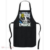 Funny Retired Police Officer Golf Retirement Gift Apron thumb 0