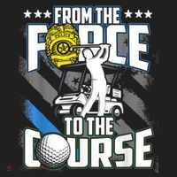 Funny Retired Police Officer Golf Retirement Gift Beanie thumb 2