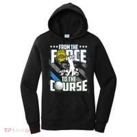 Funny Retired Police Officer Golf Retirement Gift Women's Hoodie thumb 0