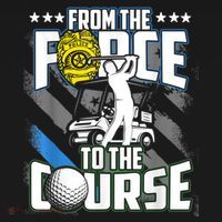 Funny Retired Police Officer Golf Retirement Gift Women's Hoodie thumb 2