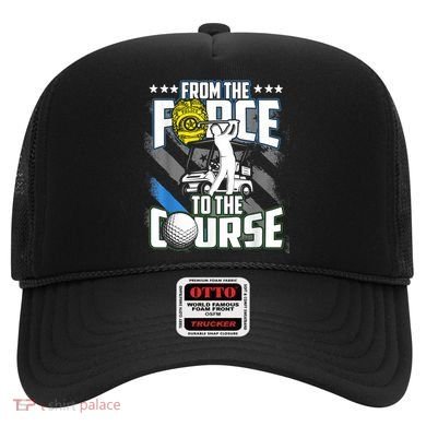 Funny Retired Police Officer Golf Retirement Gift Hat