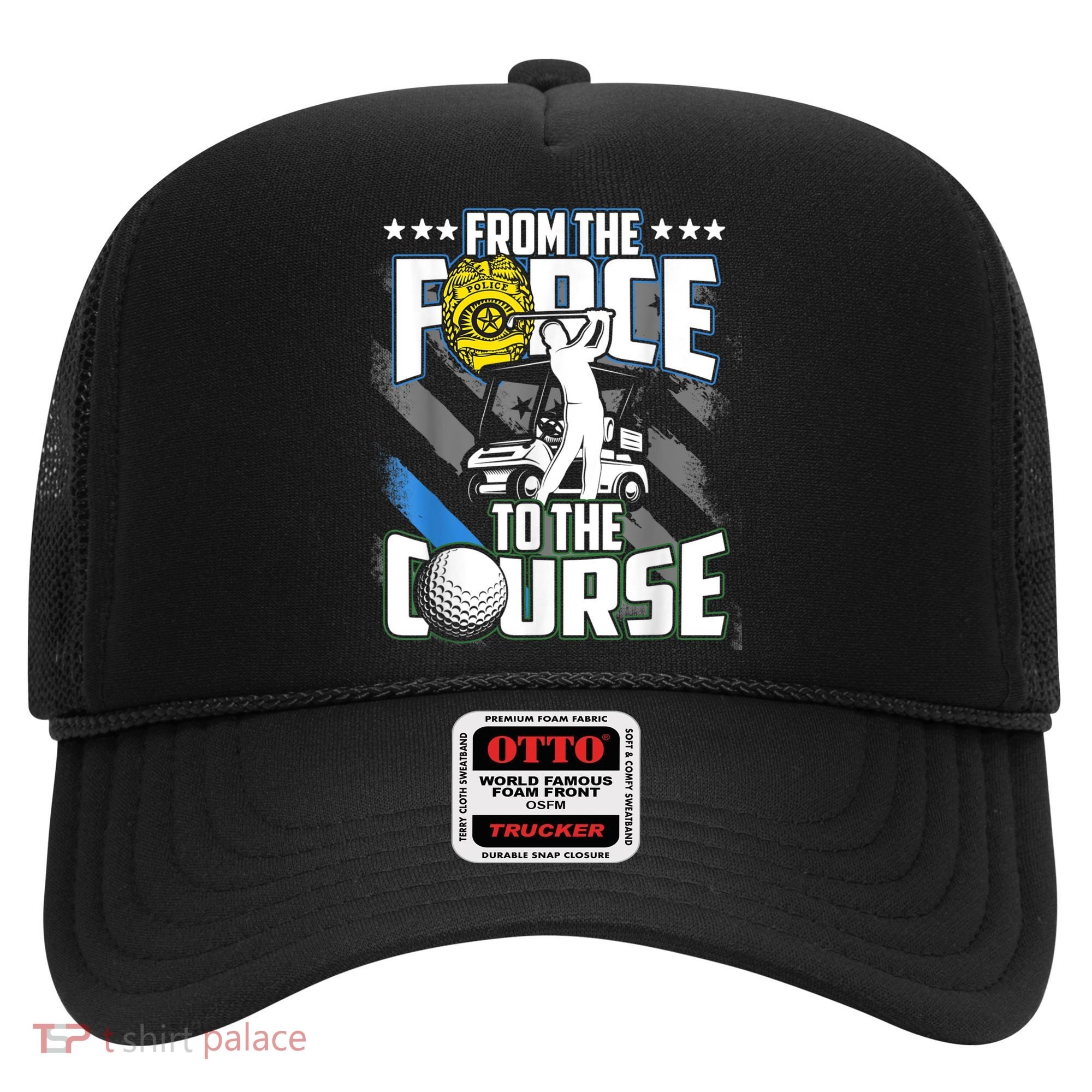 Funny Retired Police Officer Golf Retirement Gift Hat