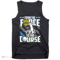 Funny Retired Police Officer Golf Retirement Gift Tank Top thumb 0