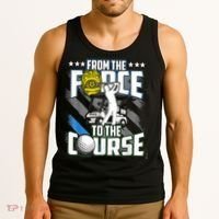 Funny Retired Police Officer Golf Retirement Gift Tank Top thumb 3