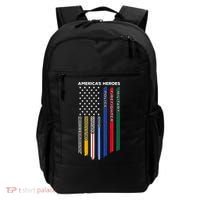 First Responders Police Military Firefighter Nurse Backpack thumb 0