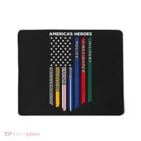 First Responders Police Military Firefighter Nurse Mousepad thumb 0