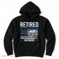 Funny Retired Police Officer Law Enforcement Retirement Hoodie thumb 0