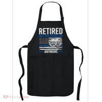 Funny Retired Police Officer Law Enforcement Retirement Apron thumb 0