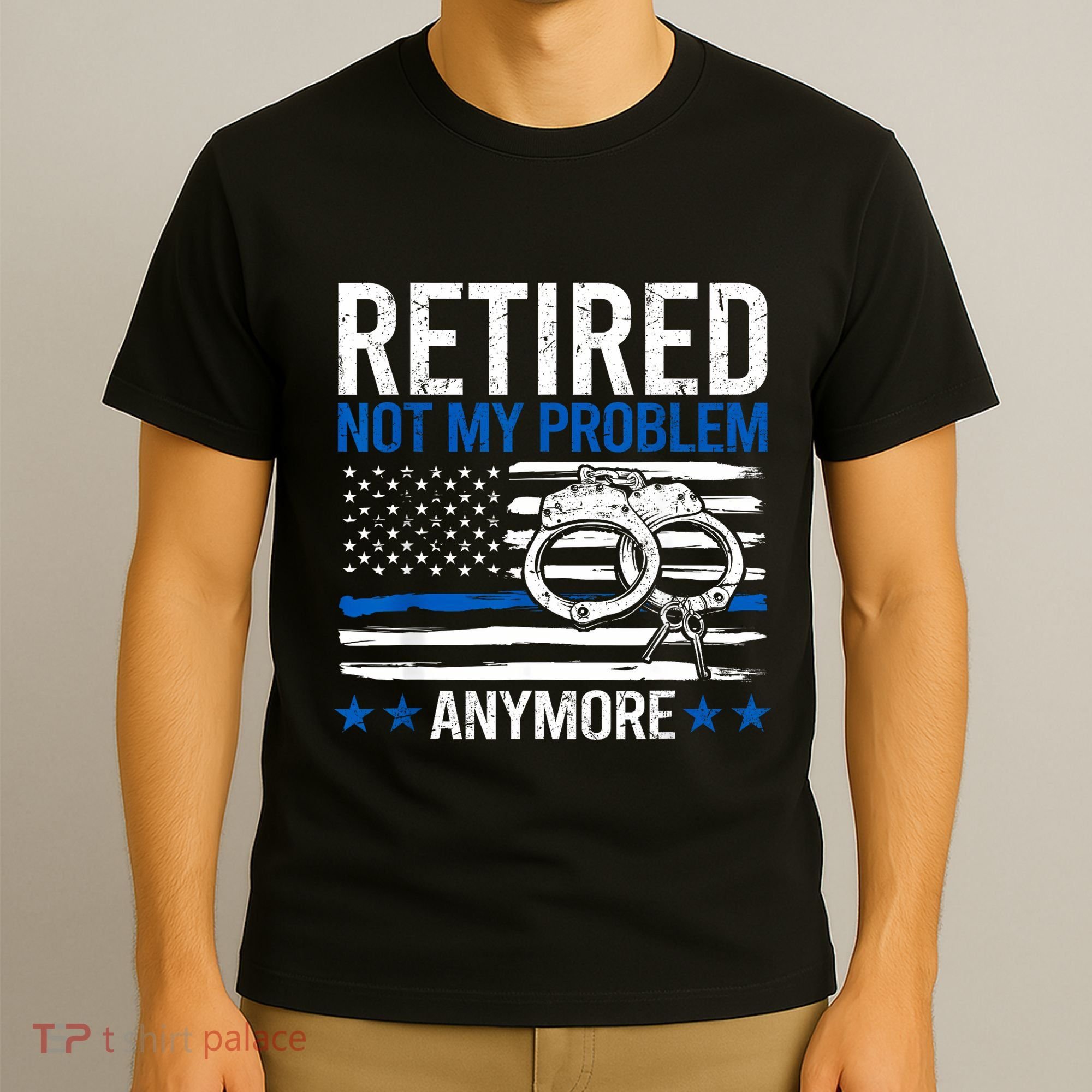 Funny Retired Police Officer Law Enforcement Retirement T-Shirt