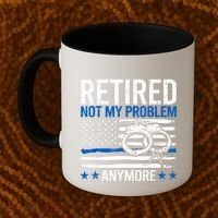 Funny Retired Police Officer Law Enforcement Retirement Coffee Mug thumb 2
