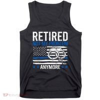 Funny Retired Police Officer Law Enforcement Retirement Tank Top thumb 0