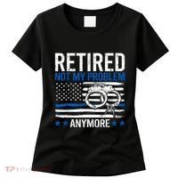 Funny Retired Police Officer Law Enforcement Retirement Women's T-Shirt thumb 0
