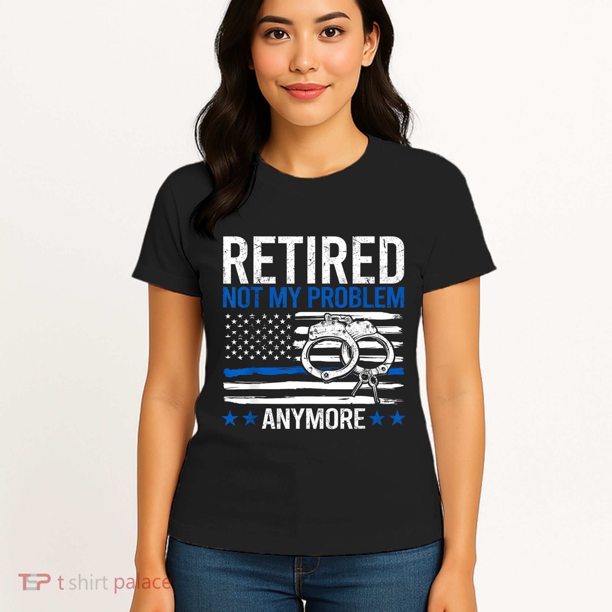 Funny Retired Police Officer Law Enforcement Retirement Women's T-Shirt