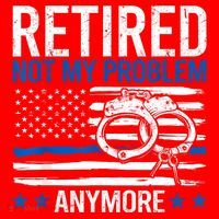 Funny Retired Police Officer Law Enforcement Retirement Santa Hat thumb 1