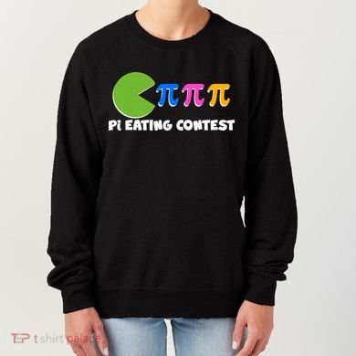 Funny Retro Pi Day 314 Pi Eating Contest Video Game Women's Sweatshirt