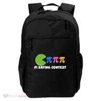 Funny Retro Pi Day 314 Pi Eating Contest Video Game Backpack thumb 0