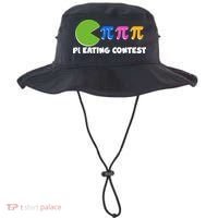 Funny Retro Pi Day 314 Pi Eating Contest Video Game Bucket Hat thumb 0