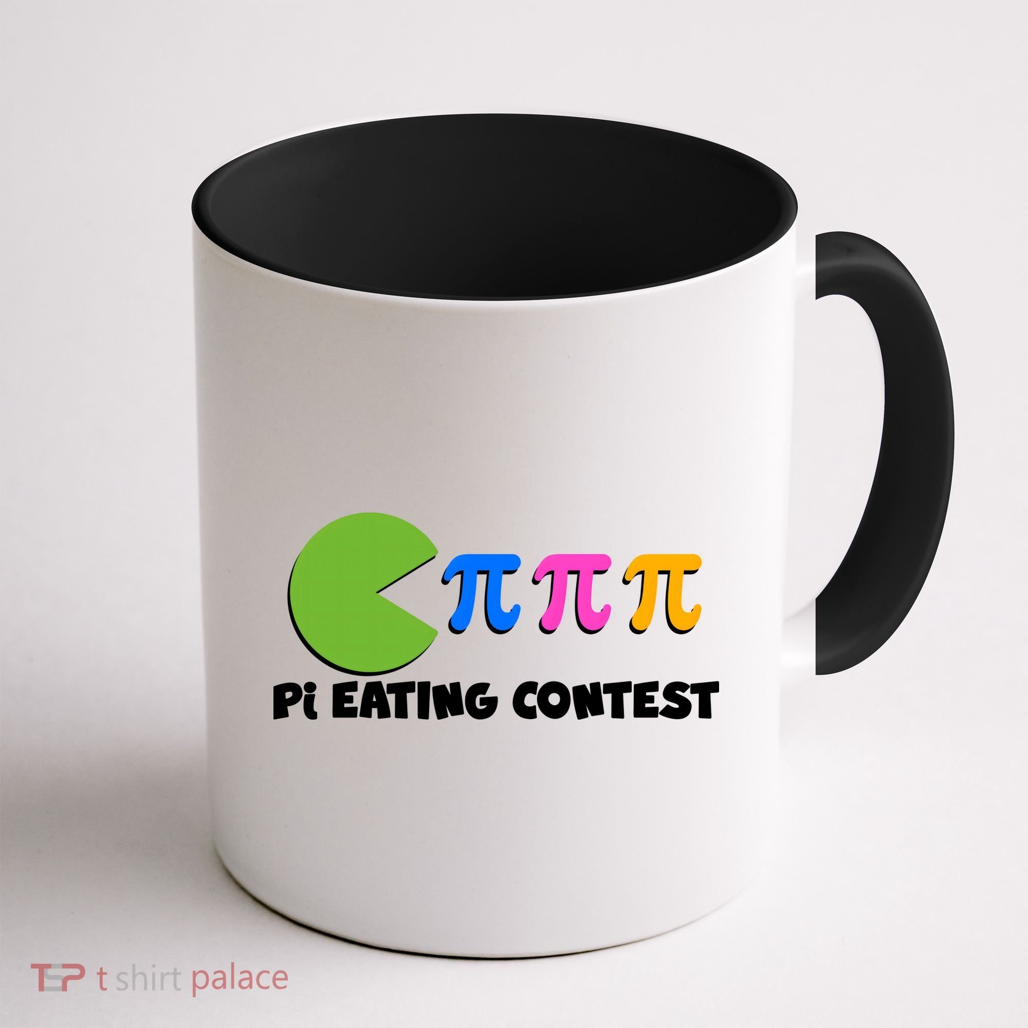 Funny Retro Pi Day 314 Pi Eating Contest Video Game Coffee Mug