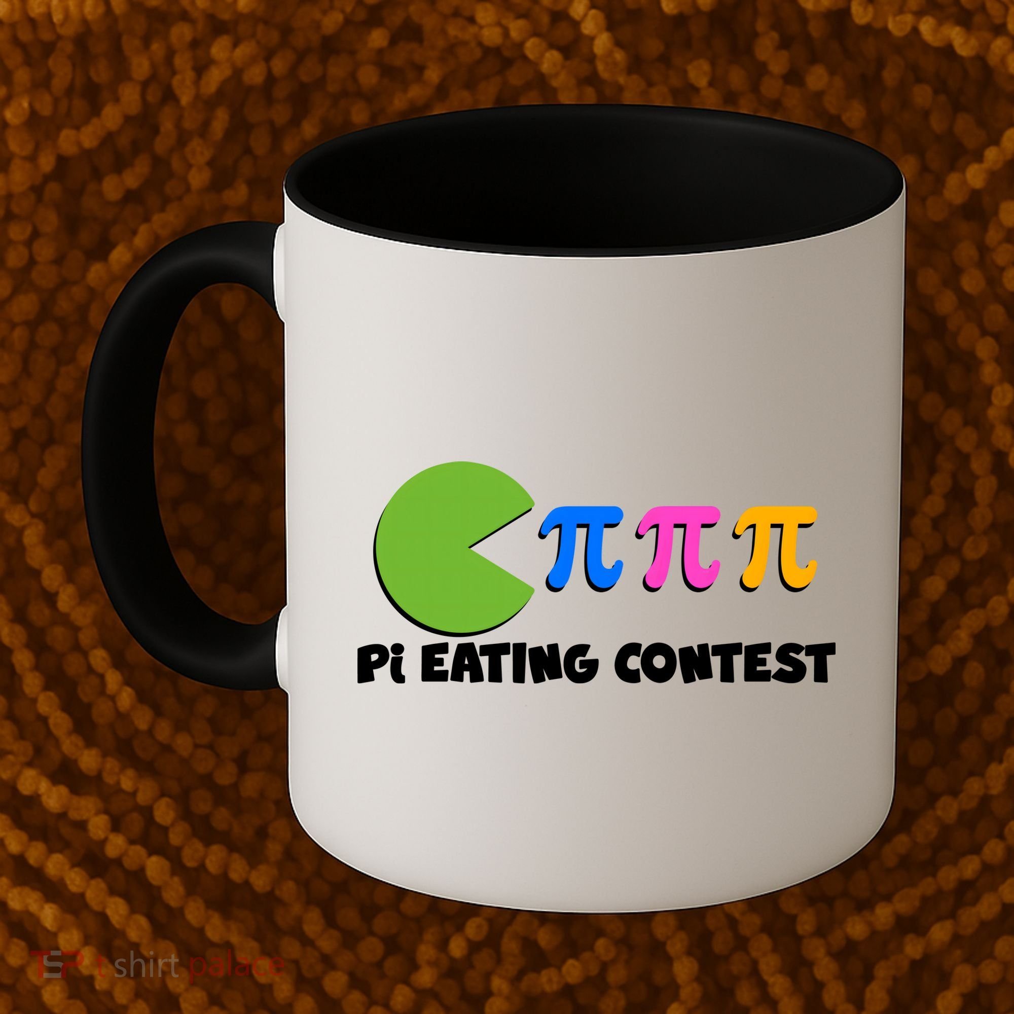 Funny Retro Pi Day 314 Pi Eating Contest Video Game Coffee Mug