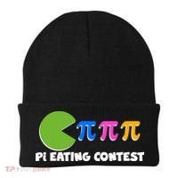 Funny Retro Pi Day 314 Pi Eating Contest Video Game Beanie thumb 0