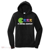 Funny Retro Pi Day 314 Pi Eating Contest Video Game Women's Hoodie thumb 0