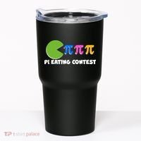 Funny Retro Pi Day 314 Pi Eating Contest Video Game Tumbler thumb 0