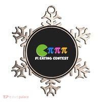 Funny Retro Pi Day 314 Pi Eating Contest Video Game Ornament thumb 0