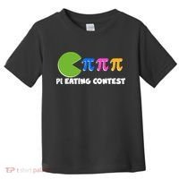 Funny Retro Pi Day 314 Pi Eating Contest Video Game Toddler T-Shirt thumb 0