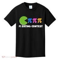 Funny Retro Pi Day 314 Pi Eating Contest Video Game Kids T-Shirt thumb 0