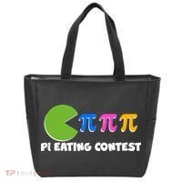 Funny Retro Pi Day 314 Pi Eating Contest Video Game Tote Bag thumb 0