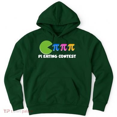 Funny Retro Pi Day 314 Pi Eating Contest Video Game Hoodie