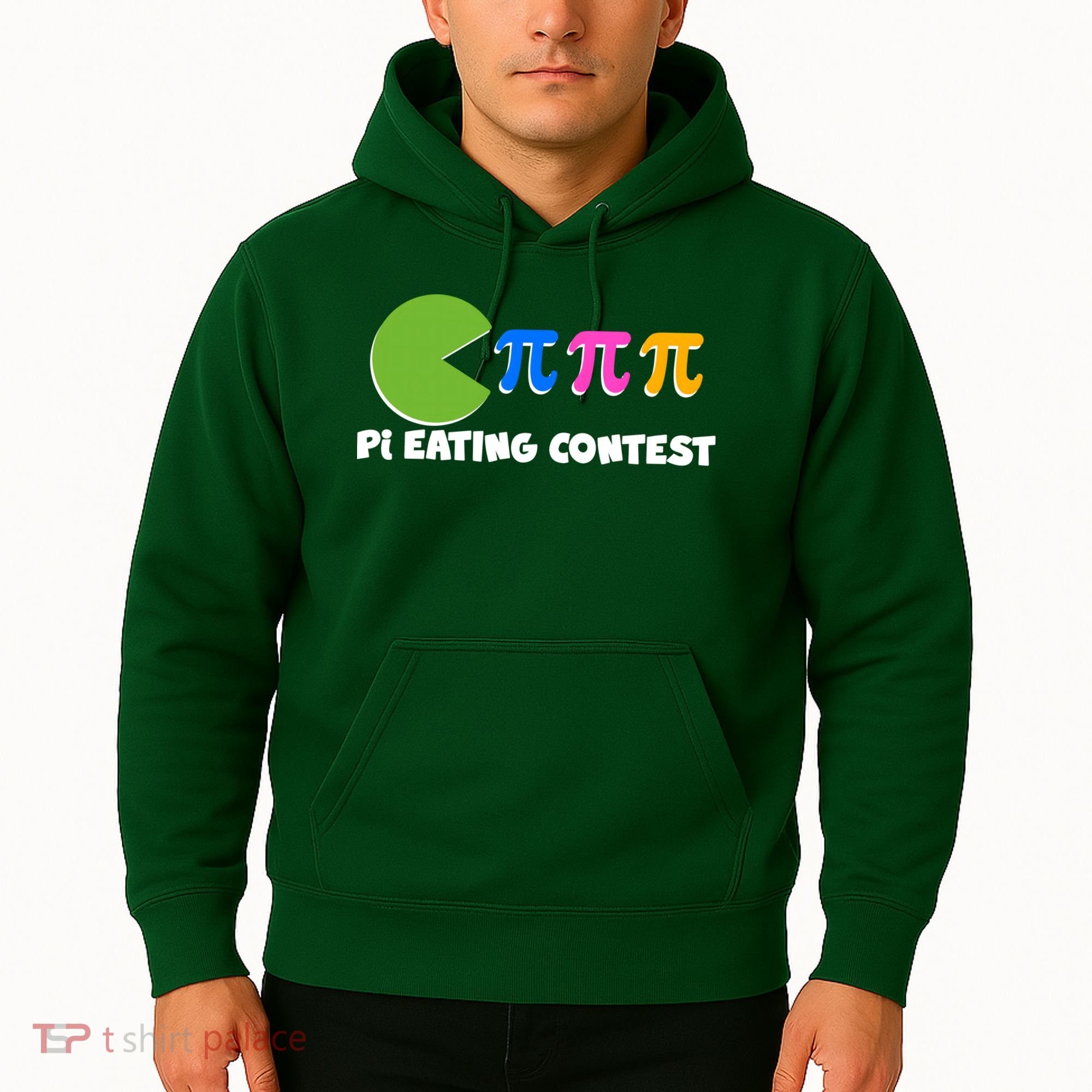 Funny Retro Pi Day 314 Pi Eating Contest Video Game Hoodie