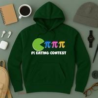 Funny Retro Pi Day 314 Pi Eating Contest Video Game Hoodie thumb 3